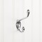 Elements 4-1/2" Polished Chrome Large Transitional Double Prong Wall Mounted Hook YD40-450PC - alternate 1